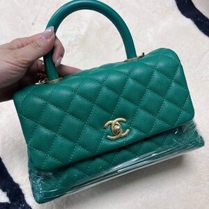 CHANEL Black Dust Bag with Gold Authenticity Card